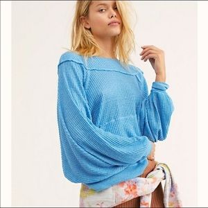 Free People Blue Skies Western Thermal